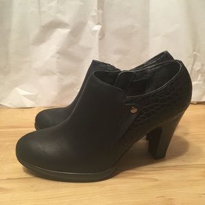 Black ankle boots